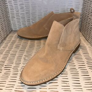 Dolce Vita Findley Ankle Boot Sand Tan‎ Beige Suede Womens size 8.5